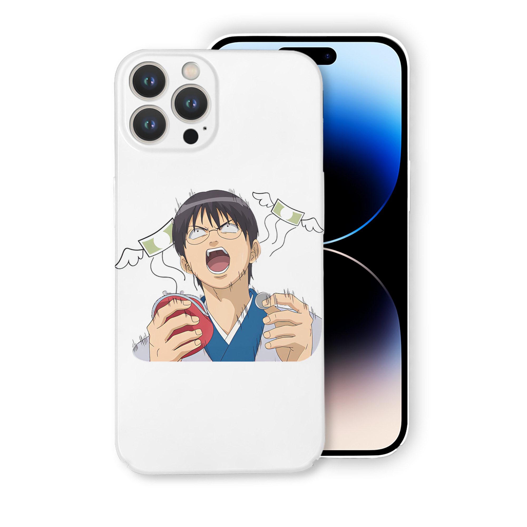 （画像用） ぎんたま 坂田銀時（さかたぎんとき） 神楽 志村新八（しむら しんぱち） GINTAMA Sakata Gintoki Kagura Shimura Shinpachi 【iPhone 14シリーズ対応】ハードケース